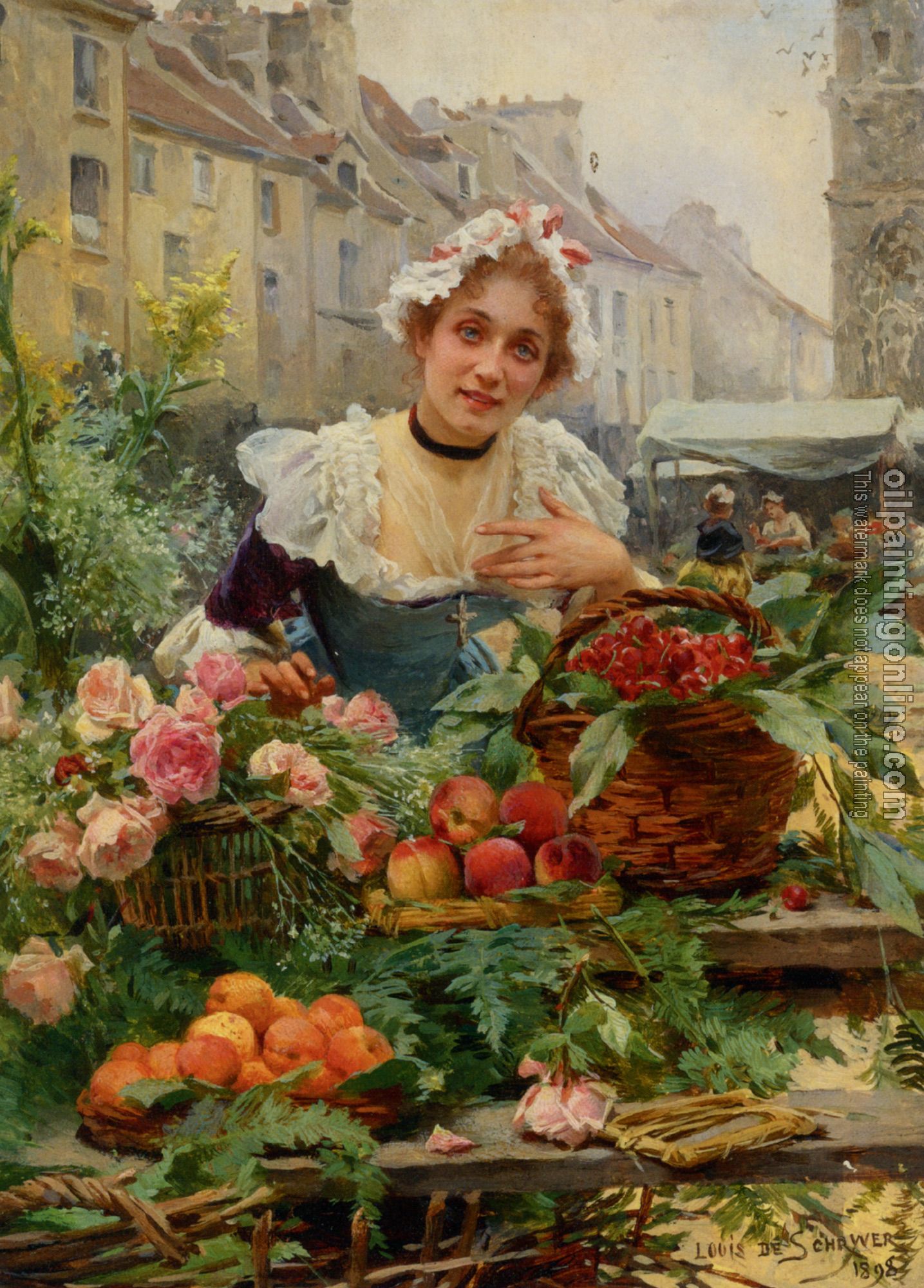 Schryver, Louis Marie de - The Flower Seller